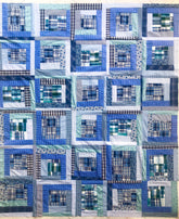 Quilt Madras “7” blues - abigailheche